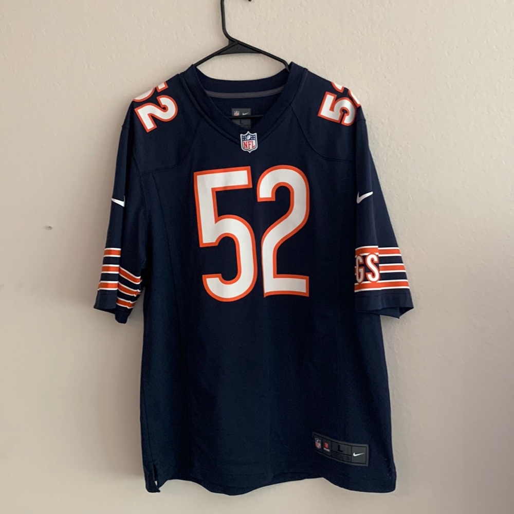 Men’s large Chicago Bears 52 Mack Nike Jersey